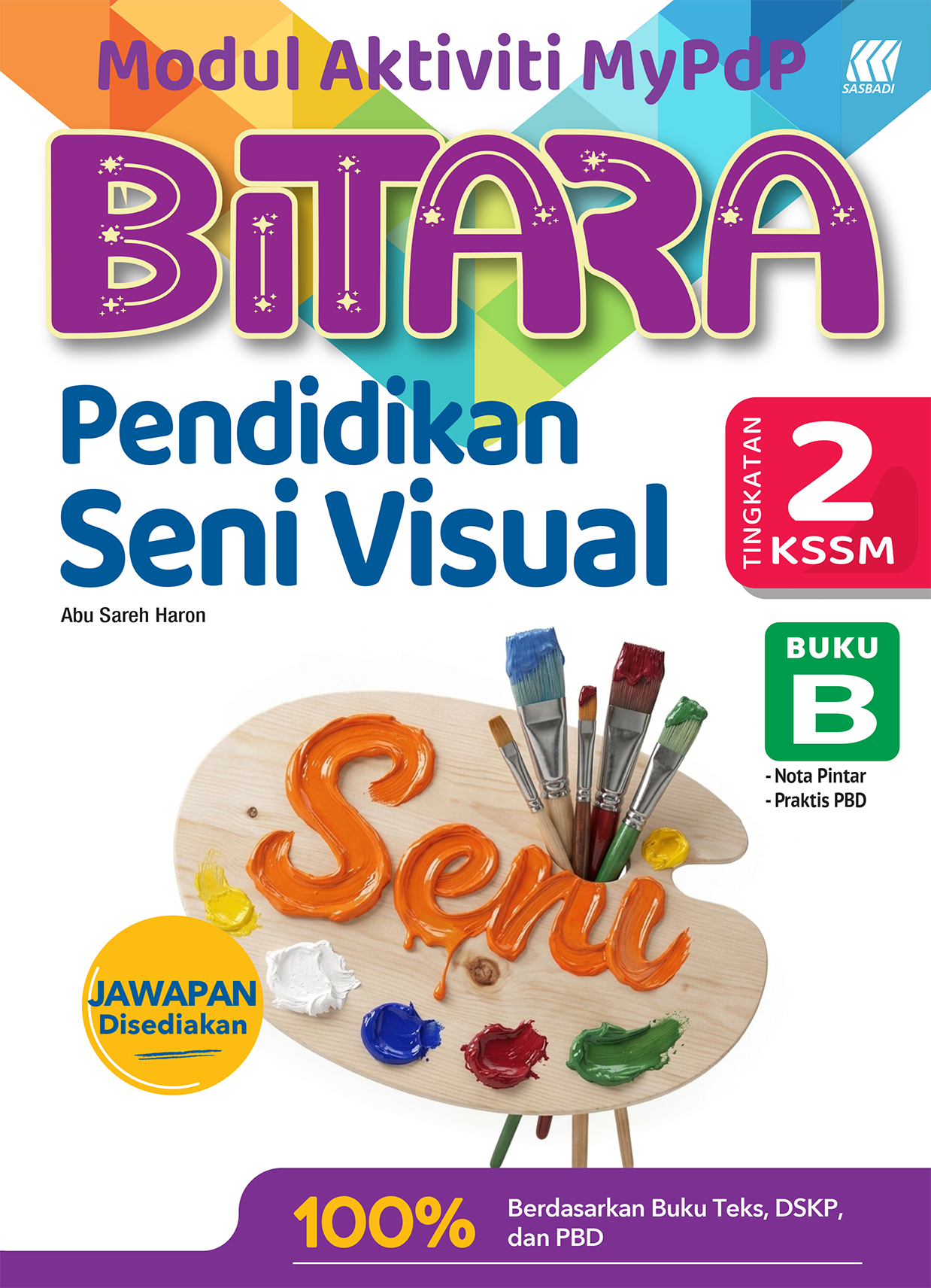 MyPdp Bitara Pendidikan Seni Visual Ting. 2 Buku B (NM) Cover